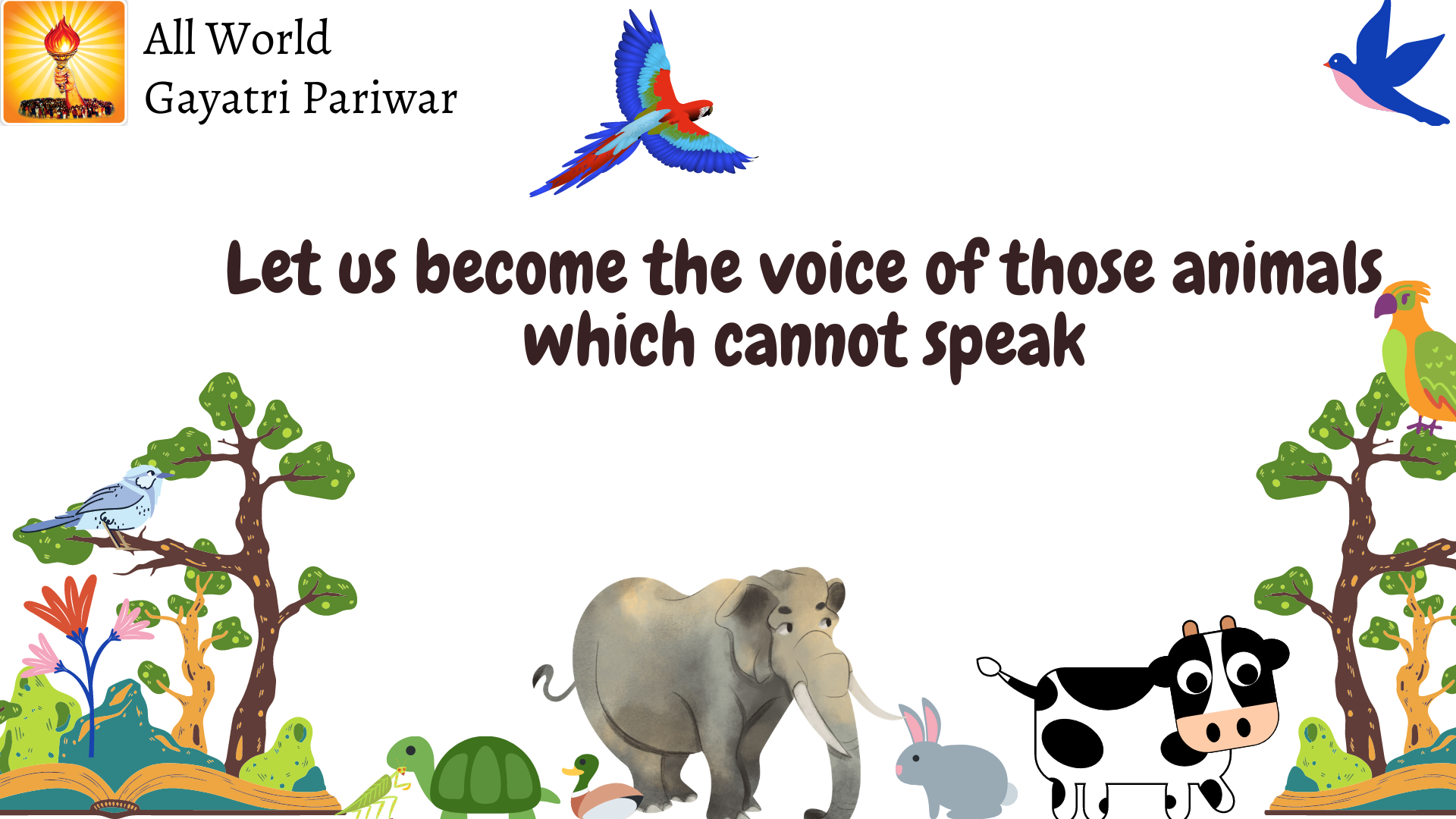 Let us become the voice of those animals which cannot speak • Swadhyay
